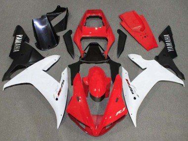 Best 2002-2003 Yamaha YZF 1000 R1 Motorcycle Fairings - Red White Black UK