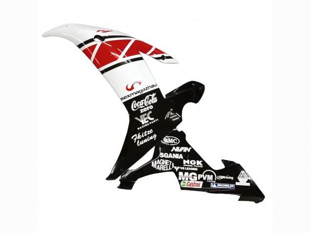 2002-2003 Yamaha YZF 1000 R1 Motorcycle Fairings - White Red Black Castrol UK