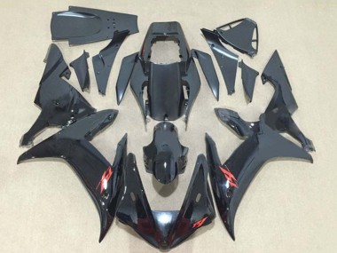 Best 2002-2003 Yamaha YZF 1000 R1 Motorcycle Fairings - Glossy Black Red UK