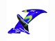 2002-2003 Yamaha YZF 1000 R1 Motorcycle Fairings - Blue Black Green MoviStar ENEOS Monster UK