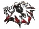 2004-2006 Yamaha YZF 1000 R1 Motorcycle Fairings - Glossy Black Red Flame UK