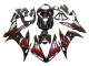 2004-2006 Yamaha YZF 1000 R1 Motorcycle Fairings - Glossy Black Red Flame UK
