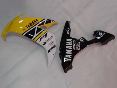 Best 2004-2006 Yamaha YZF 1000 R1 Motorcycle Fairings - Yellow White Glossy Black UK
