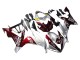 2004-2006 Yamaha YZF 1000 R1 Motorcycle Fairings - Silver Red Fortuna Motul UK