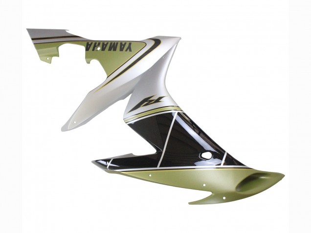 2004-2006 Yamaha YZF 1000 R1 Motorcycle Fairings - Light Gold White Glossy Black UK