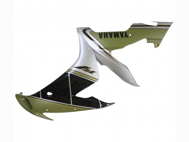 2004-2006 Yamaha YZF 1000 R1 Motorcycle Fairings - Light Gold White Glossy Black UK