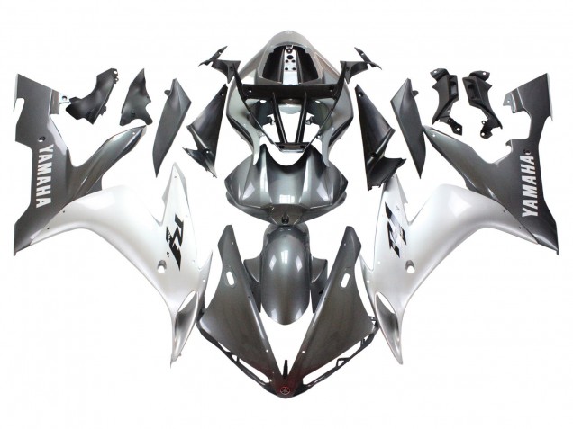 2004-2006 Yamaha YZF 1000 R1 Motorcycle Fairings - Silver Grey UK