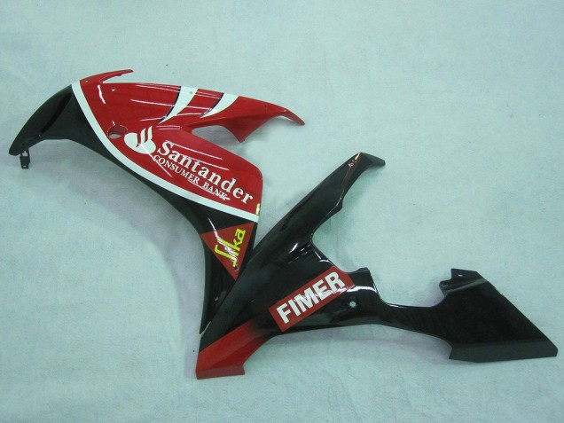 2004-2006 Yamaha YZF 1000 R1 Motorcycle Fairings - Red White Black Green Volvo Jika Fimer Santander UK