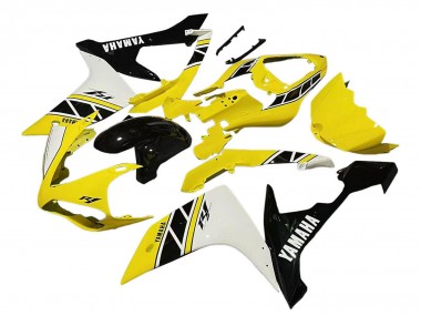 Best 2007-2008 Yamaha YZF 1000 R1 Motorcycle Fairing - Yellow White Black UK