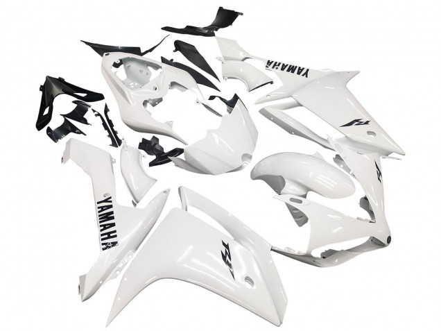 2007-2008 Yamaha YZF 1000 R1 Motorcycle Fairings - White Black UK