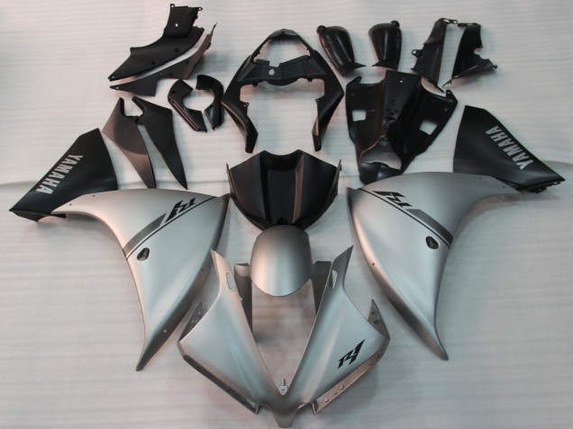 2009-2011 Yamaha YZF 1000 R1 Motorcycle Fairing - Silver Black UK
