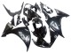 2009-2011 Yamaha YZF 1000 R1 Motorcycle Fairings - Glossy Black White Decal UK
