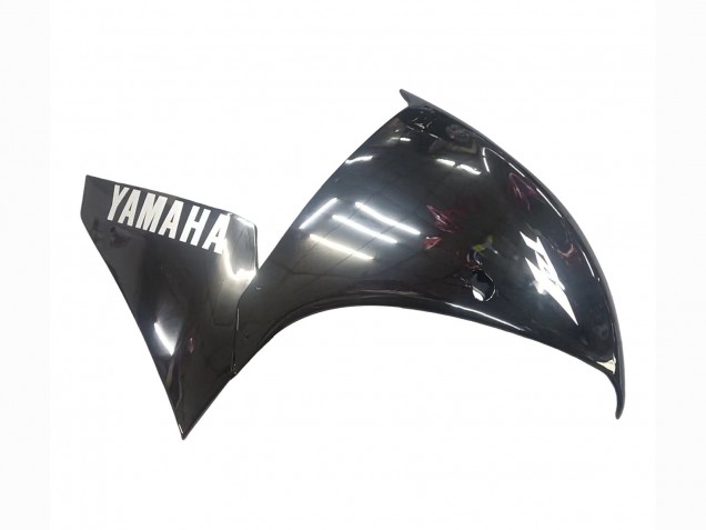 2009-2011 Yamaha YZF 1000 R1 Motorcycle Fairings - Glossy Black White Decal UK