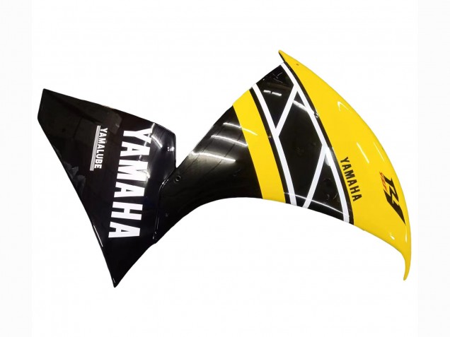 2009-2011 Yamaha YZF 1000 R1 Motorcycle Fairing Kits - Yellow White Black Stripe UK