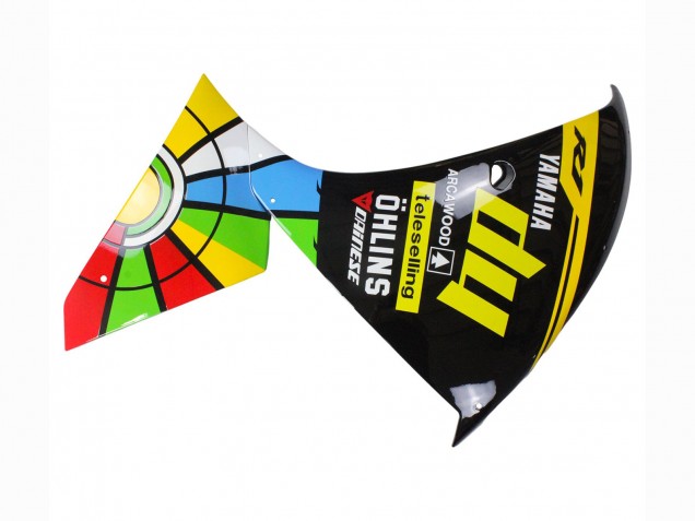 2012-2014 Yamaha YZF 1000 R1 Motorcycle Fairings - Glossy Black Yellow Green Blue Red Color Wheel UK