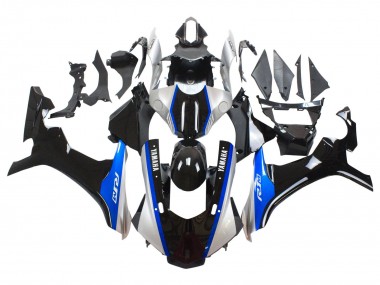 Best 2015-2019 Yamaha YZF 1000 R1 Motorcycle Fairings - Silver Blue Glossy Black UK