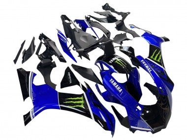 Best 2015-2019 Yamaha YZF 1000 R1 Motorcycle Fairings - Blue Glossy Black Green Monster UK