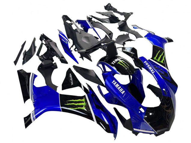 2015-2019 Yamaha YZF 1000 R1 Motorcycle Fairings - Blue Glossy Black Green Monster UK