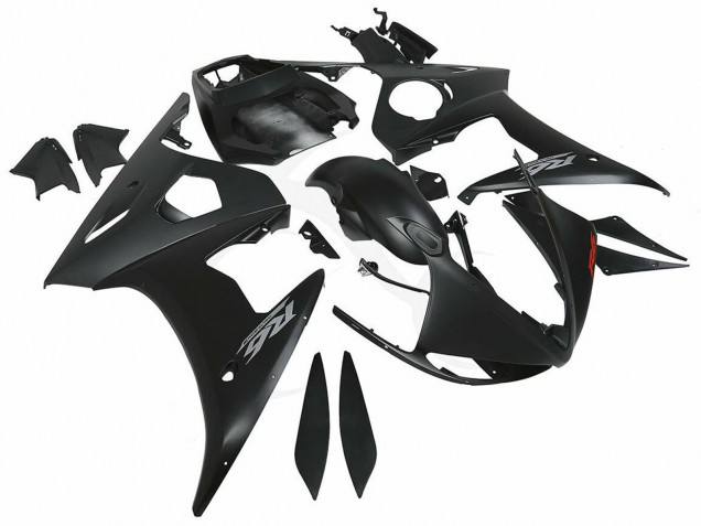 2006-2009 Yamaha YZF R6S Motorcycle Fairings - Matte Black UK