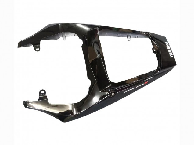 2006-2009 Yamaha YZF R6S Motorcycle Fairings - Glossy Black Matte Black White Decals UK