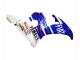 2003-2004 Yamaha YZF R6 Motorcycle Fairings - White Blue Fiat Motul Kastinee UK