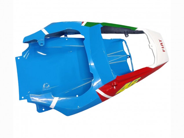 2006-2009 Yamaha YZF R6S Motorcycle Fairings - White Blue Green Red Kastinee Dunlop Motul UK