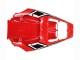 2006-2009 Yamaha YZF R6S Motorcycle Fairing - White Red Glossy Black UK