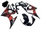 2006-2009 Yamaha YZF R6S Motorcycle Fairing - Glossy Black Red UK