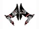 2006-2009 Yamaha YZF R6S Motorcycle Fairings - Glossy Black Red White Lucky Strike Motul UK