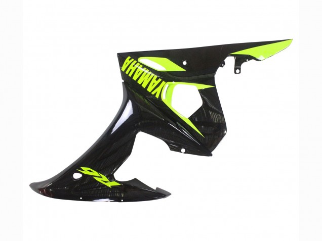 2006-2009 Yamaha YZF R6S Motorcycle Fairings - Glossy Black Neon Yellow UK