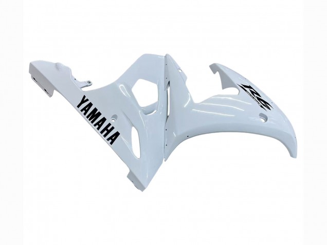 2006-2009 Yamaha YZF R6S Motorcycle Fairings - White Black Decals UK