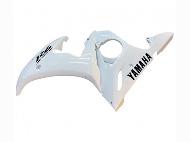2006-2009 Yamaha YZF R6S Motorcycle Fairings - White Black Decals UK