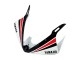 2006-2009 Yamaha YZF R6S Motorcycle Fairings - White Red Glossy Black Motul UK