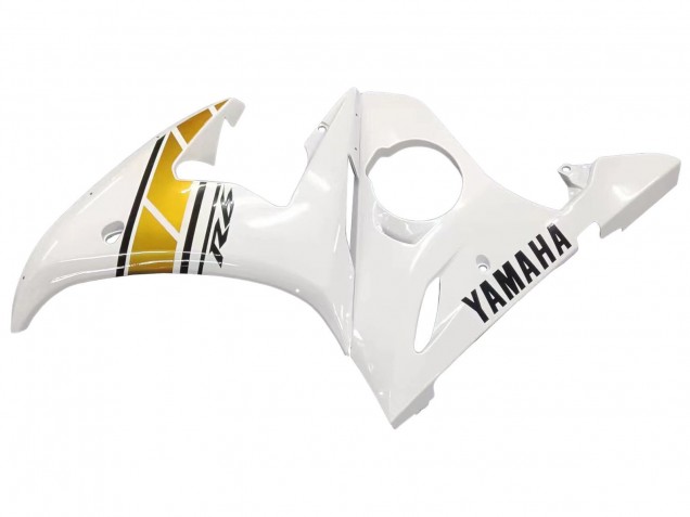 2006-2009 Yamaha YZF R6S Motorcycle Fairings - White Gold UK