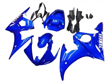 Best 2005 Yamaha YZF 600 R6 Motorcycle Fairings - Blue UK