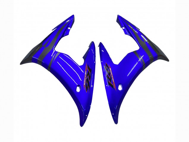 2005 Yamaha YZF 600 R6 Motorcycle Fairings - Glossy Blue Black UK
