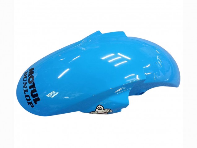 2005 Yamaha YZF 600 R6 Motorcycle Fairings - Light Blue White Green Red Kastinee Dunlop Motul UK