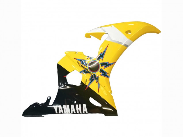 2005 Yamaha YZF 600 R6 Motorcycle Fairings - Black Yellow Red 46 UK