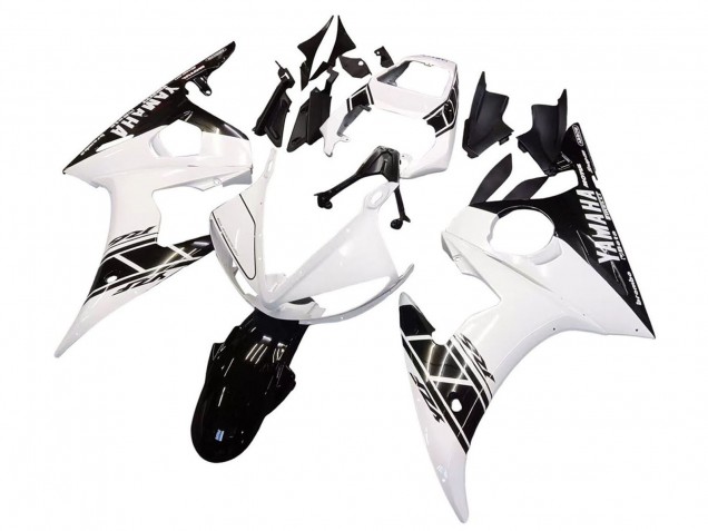 2005 Yamaha YZF 600 R6 Motorcycle Fairings - White Black UK