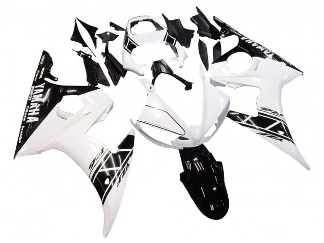 2005 Yamaha YZF 600 R6 Motorcycle Fairings - White Black UK
