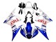 2005 Yamaha YZF 600 R6 Motorcycle Fairings - White Blue Dunlop Fiat Motul UK