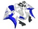 2005 Yamaha YZF 600 R6 Motorcycle Fairings - White Blue Yamalube UK