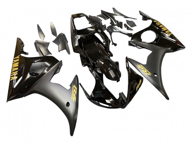2005 Yamaha YZF 600 R6 Motorcycle Fairing - Black Gold UK