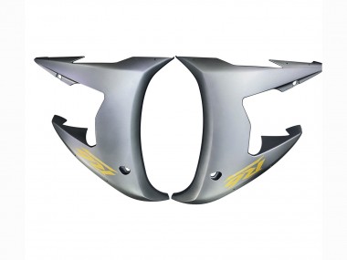 Best 2005 Yamaha YZF 600 R6 Motorcycle Fairings - Grey Matte Black Gold UK