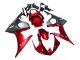 2005 Yamaha YZF 600 R6 Motorcycle Fairing Kits - Red Matte Black UK