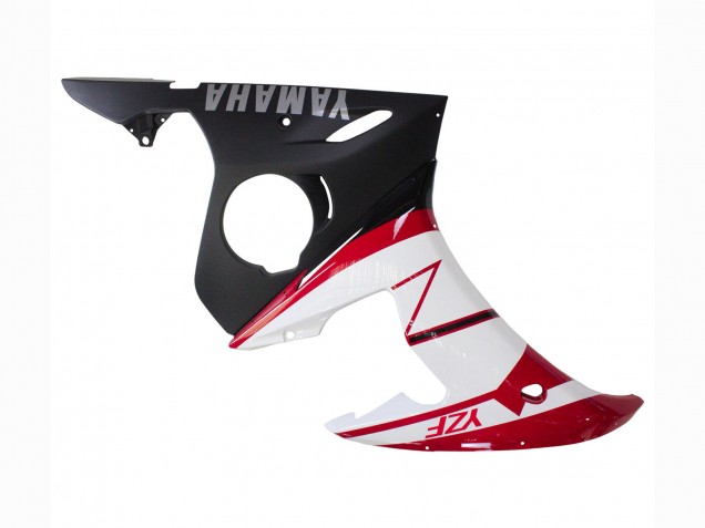 2005 Yamaha YZF 600 R6 Motorcycle Fairings - Red White Matte Black UK