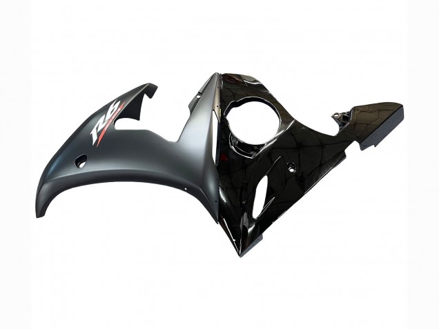 2005 Yamaha YZF 600 R6 Motorcycle Fairings - Glossy Black Matte Black Gold UK