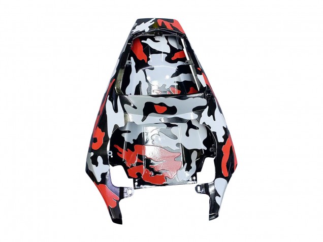 2005 Yamaha YZF 600 R6 Motorcycle Fairings - Black Red Grey Camouflage UK