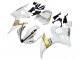 2005 Yamaha YZF 600 R6 Motorcycle Fairings - White Gold Black UK