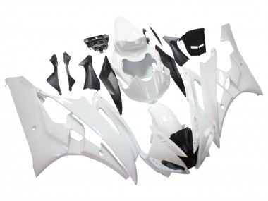 Best 2006-2007 Yamaha YZF 600 R6 Motorcycle Fairings - White UK